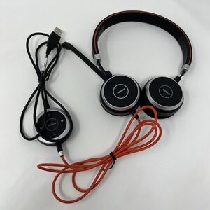 Jabra Evolve 40 UC Stereo Wired Headset HSC017 w/ Link Controller ENC010